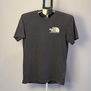 The North Face Shirt Mens‎ Small Black Never Stop Exploring Box Logo Graphic Tee